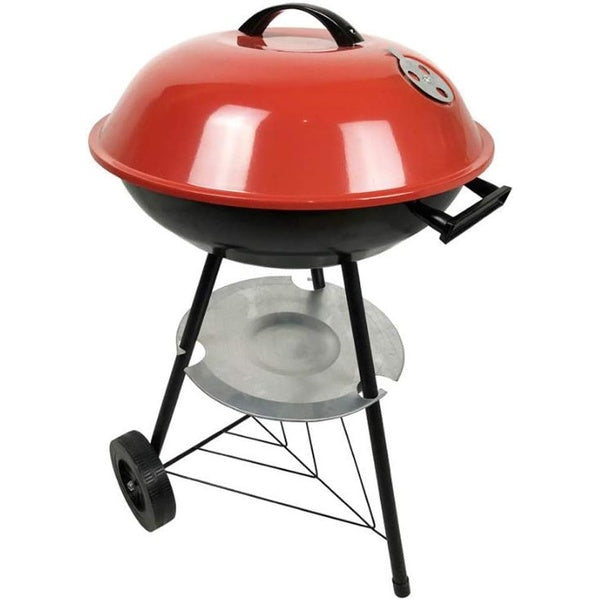 Portable Charcoal Grill 17 inch Barbecue Grill and Smoker Heat Control Round BBQ Kettle for Outdoor Picnic Patio Backyard Camping 17' (80014) Furnace 44cm HXB-2