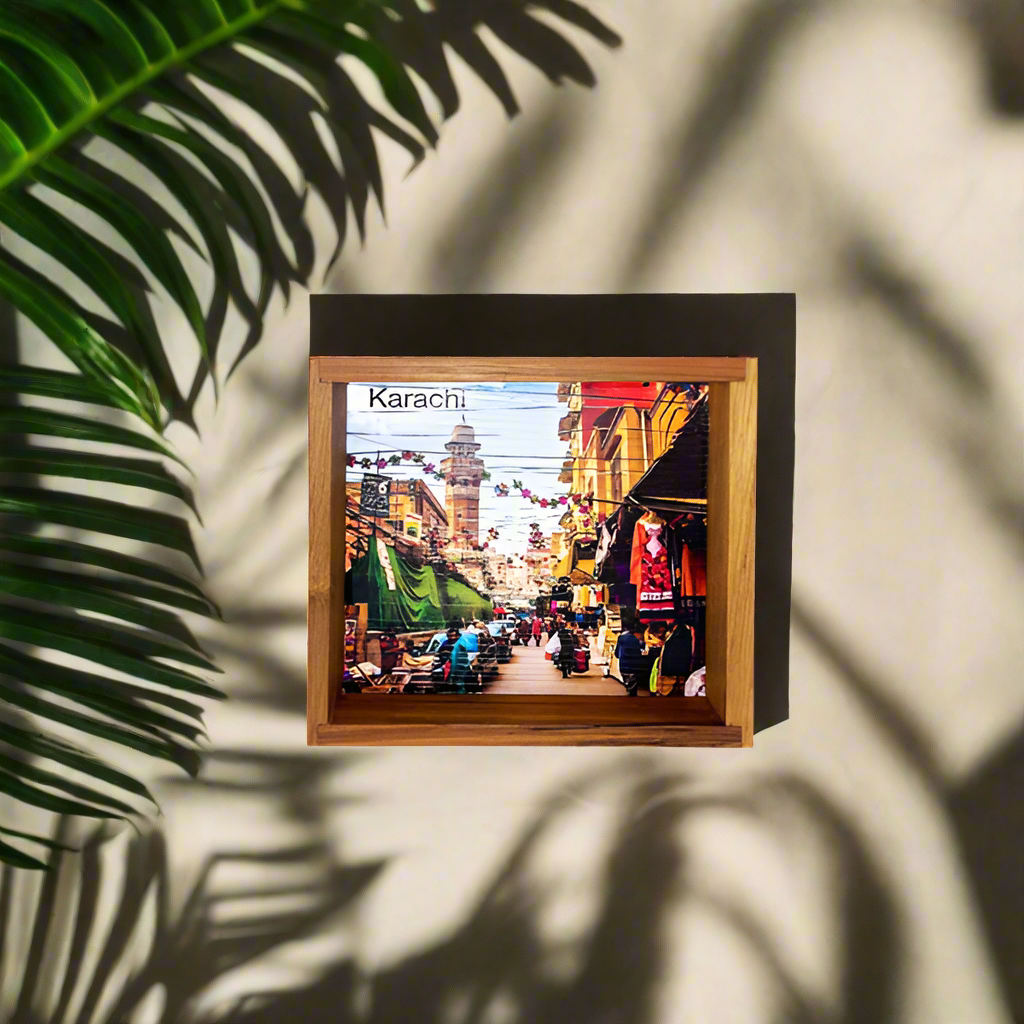 Karachi Market Art Tray Royal