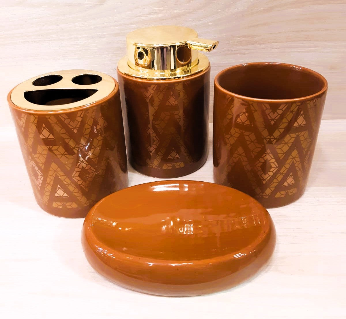 4pcs Bath Set Porcelain