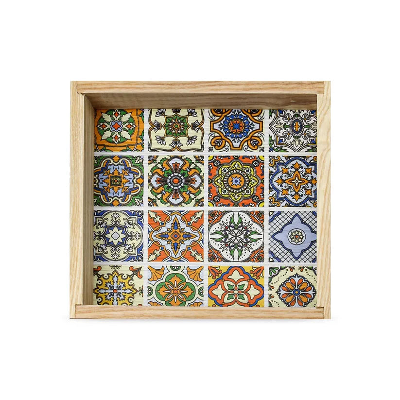 Ceramic Tile Design Tray Royal