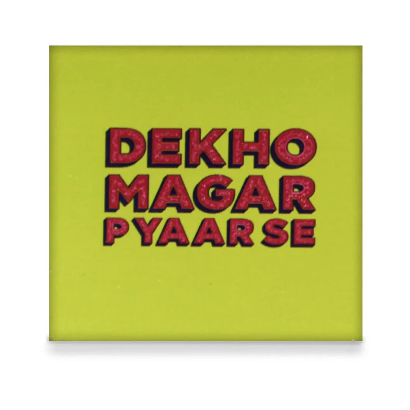 Magar Pyaar Se Heart Touching Coaster