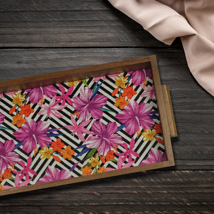 Phool Art Tray Handle