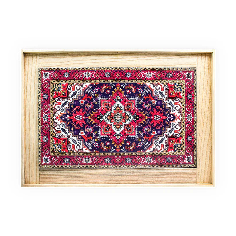 Sindhi Design Wooden Serving Stand Table