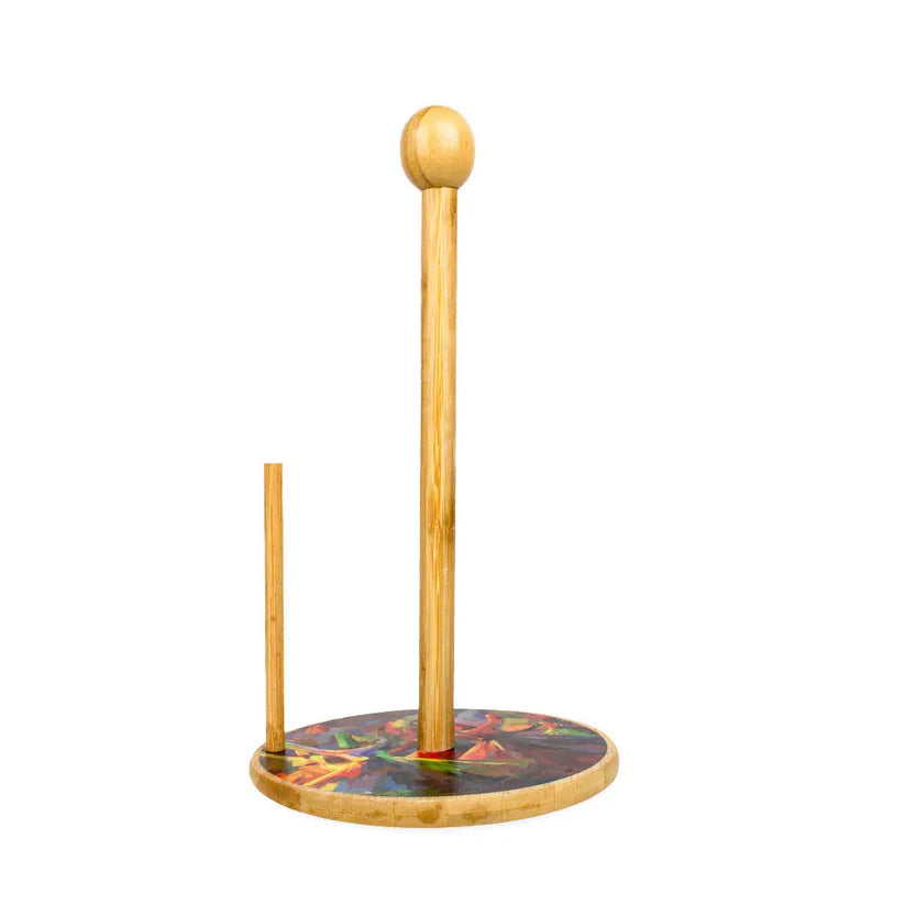 Sufi Art Wooden Tissue Roll Holder Stand