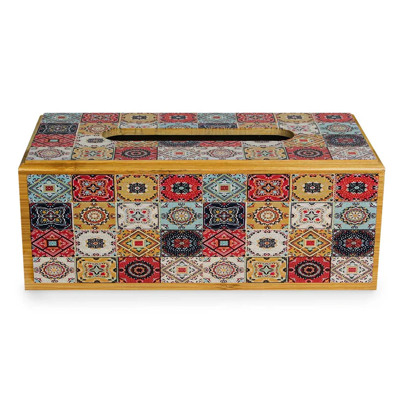 Turkish Wall Inspired Wooden Tissue Box