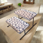 Danny Home 2 Tier Platter Flower