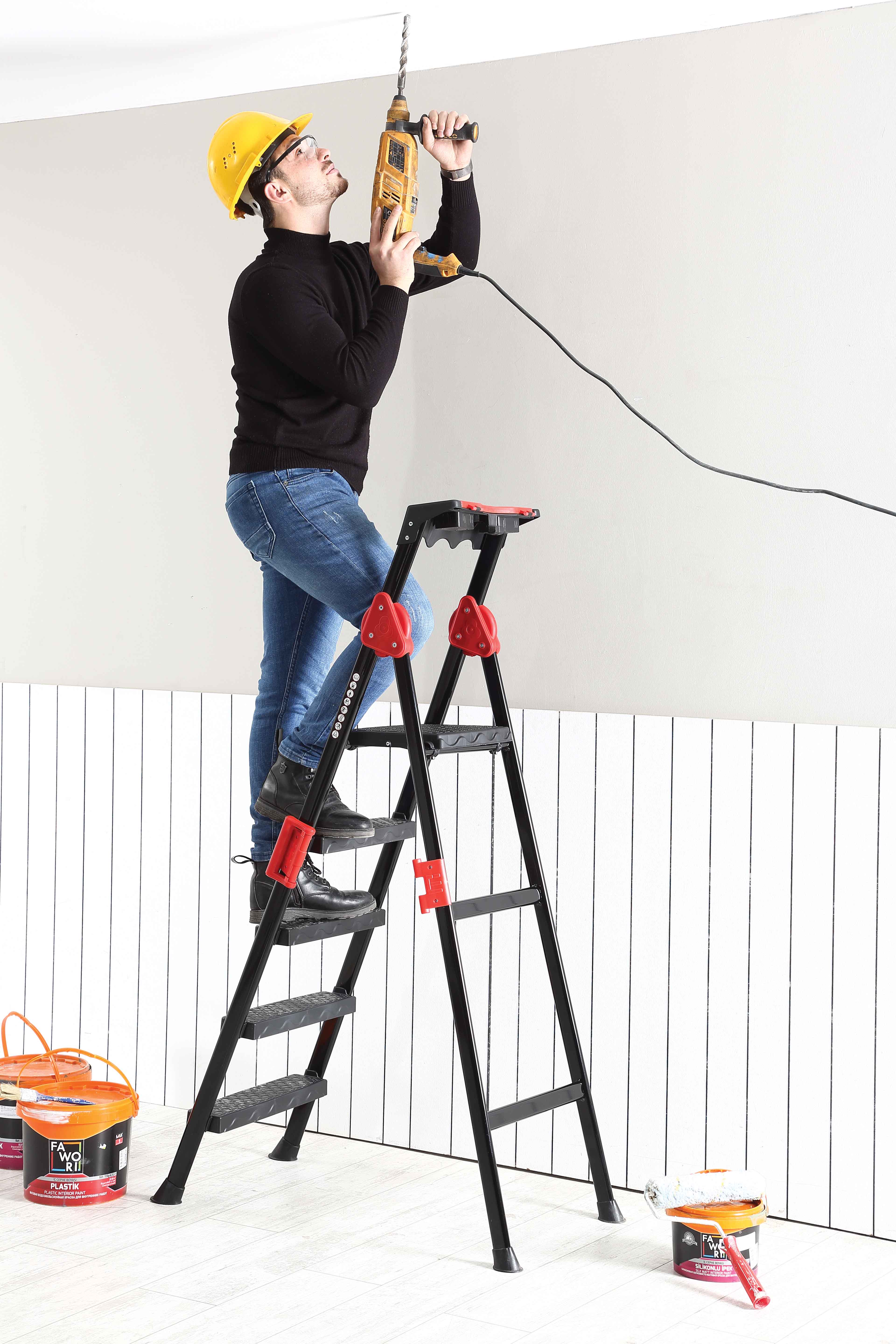 2x1 Steps Leo Metal Stepladder