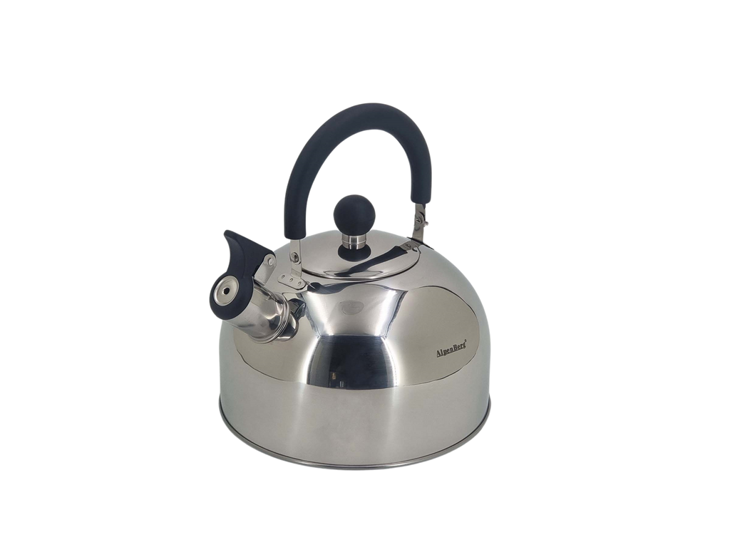 2.5Liter Stainless steel Kettle Whistling tea kettle, stainless steel teapot, polished with heat-resistant handle