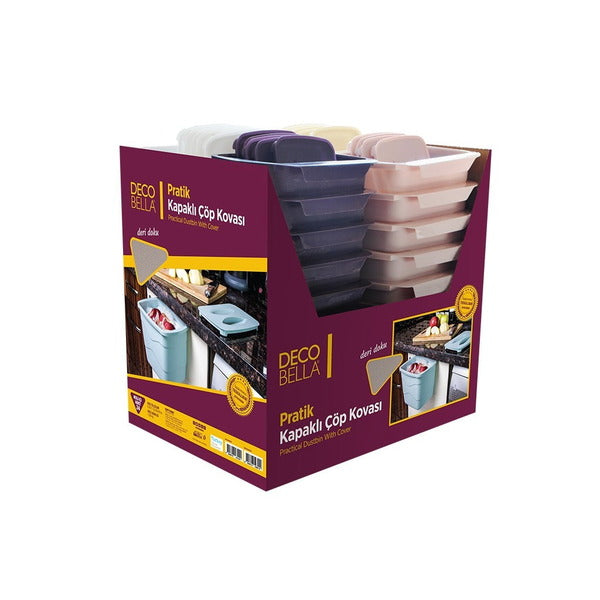 50801 – DecoBella Practical Trash Box With Cover
