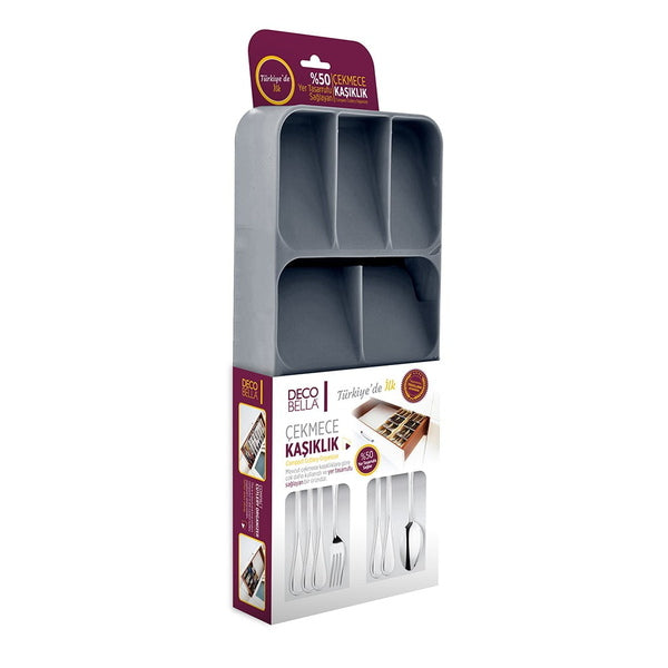 50804 – DecoBella Compact Cutlery Organizer – 9 Cell
