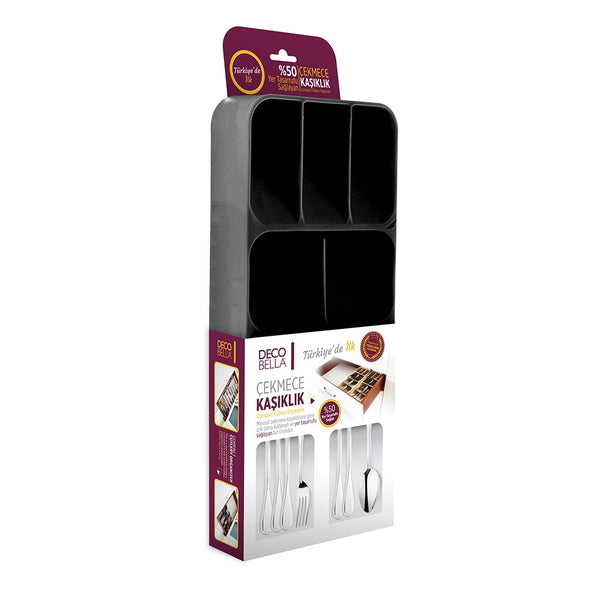 50804 – DecoBella Compact Cutlery Organizer – 9 Cell