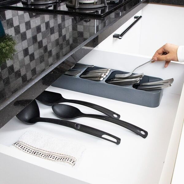 50809 – DecoBella Compact Cutlery Organizer – 5 Cell