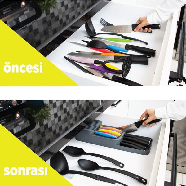 50830 – DecoBella 2-Tier Knife Organizer