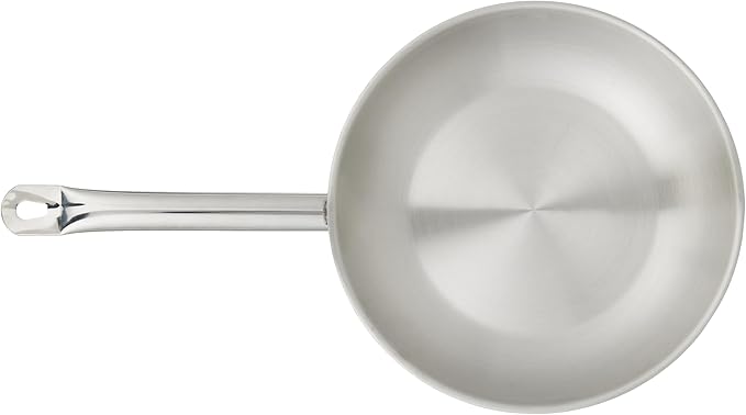 Prestige Stainless Steel Frying Pan Skillet With Big Handle 28 cm Fry Pan, Dishwasher Safe, 18/10