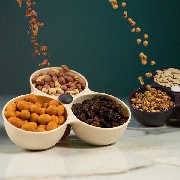 81135 – 3-Cell Snack Serving Plate