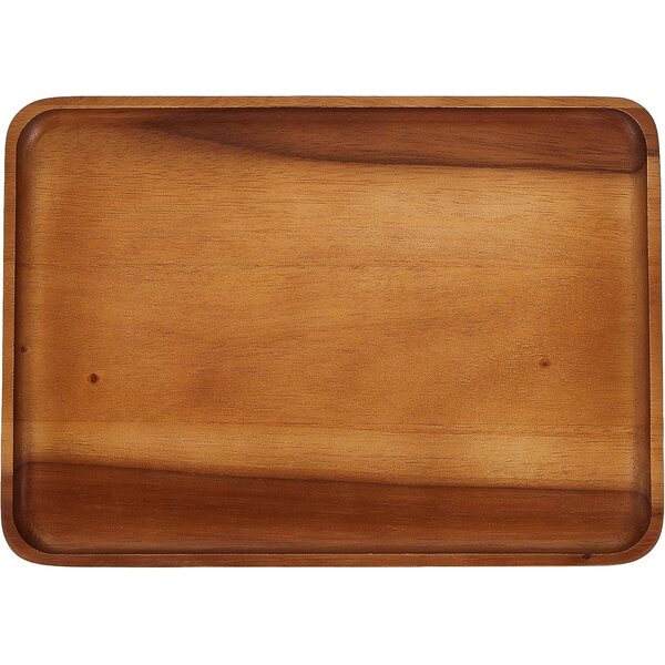 Rectangular Serving Plate, Brown, BILLI ACA-RT4