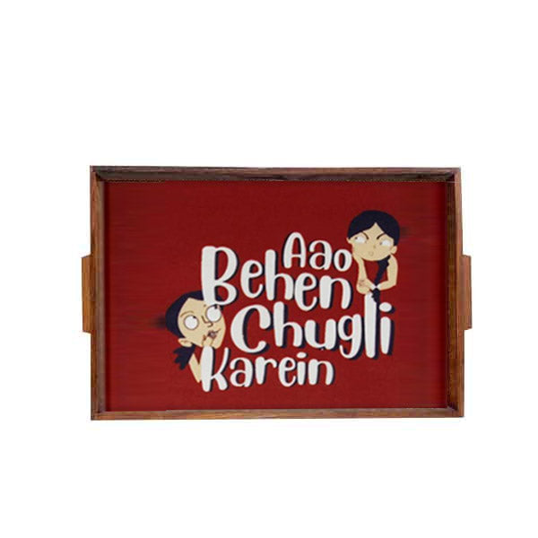 Wooden Rectangular Tray XL Serving