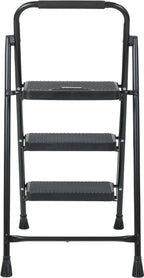 3 Step Eurotower Metal Stepladder