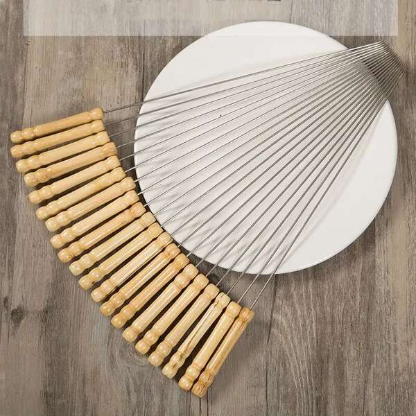 30cm Needles Iron 12Pcs BBQ-001