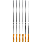 40cm Needles 6P Zinc BBQ-002
