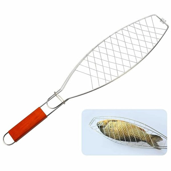 65cm Fish Griller Iron BBQ-010