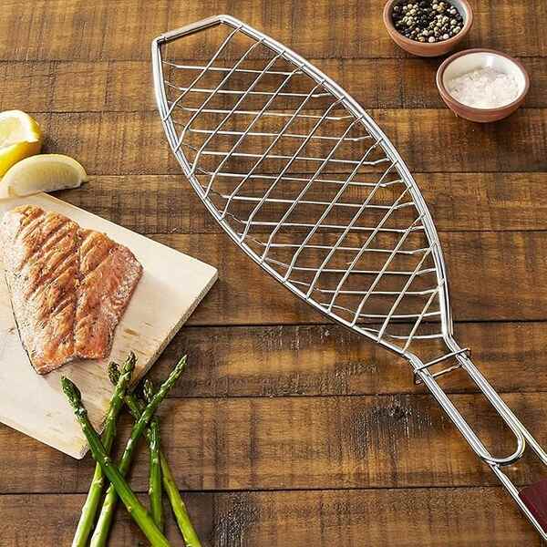 65cm Fish Griller Iron BBQ-010