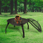 Foldable Fire Pit Outdoor Garden Patio Heater Camping Bowl BBQ Brazier with Carry bag BBQ-023