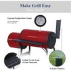 Outdoor BBQ Grill Charcoal Barbecue Pit Backyard Meat Cooker Smoker BBQ-031