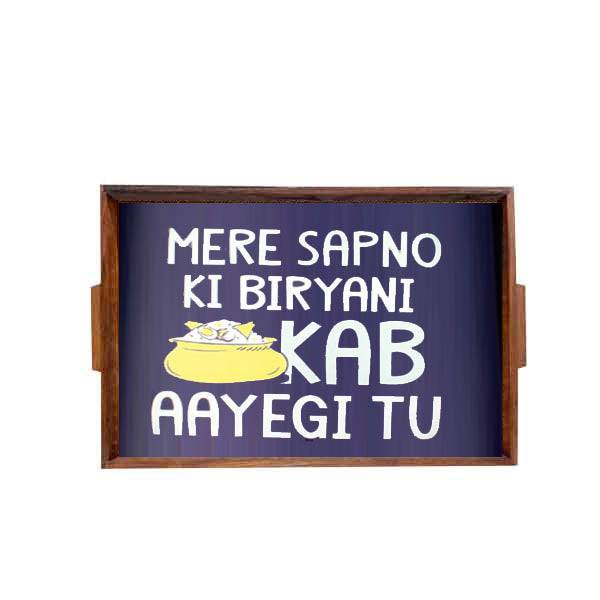 Wooden Rectangular Tray XL Serving