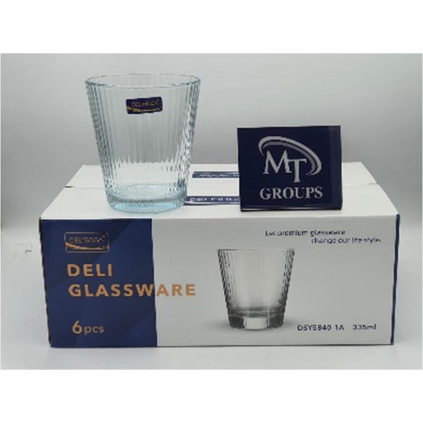 TUMBLER GLASS 335ML DELI SOGA DSY5840-1A