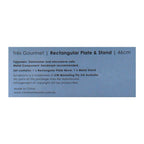 Rectangular Plate And Stand 46cm Symphony ES3850