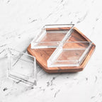 3Section Hexagon Serving Tray GW-HG 743