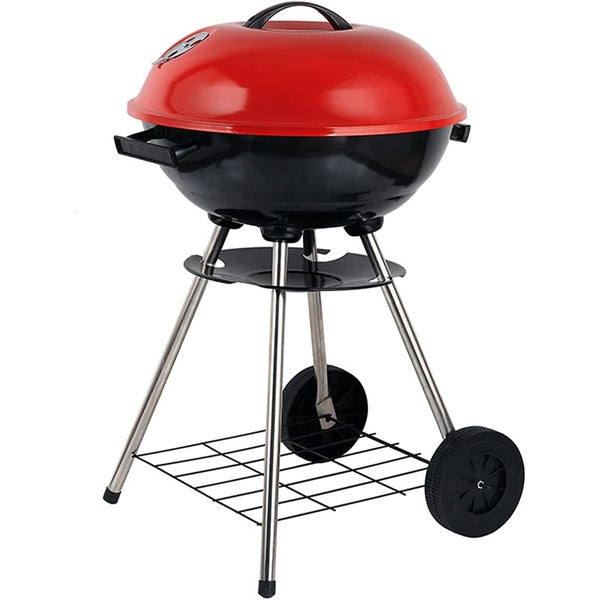 BBQ Grill Portable Charcoal, Red Heightened Apple Furnace HXB-3