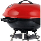BBQ Grill Portable Charcoal, Red Heightened Apple Furnace HXB-3