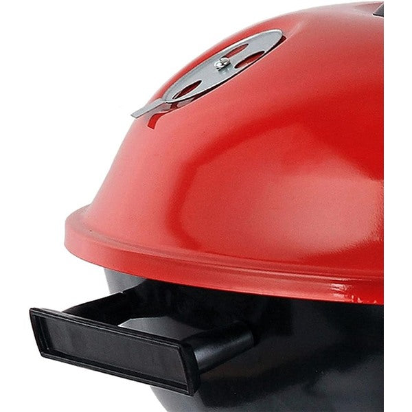 BBQ Grill Portable Charcoal, Red Heightened Apple Furnace HXB-3