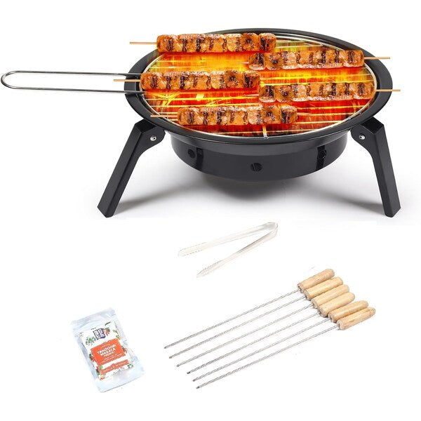 Charcoal Foldable Barbeque Grill | Anti-Rust, Anti-Deformation & Scratch Resistant (201041) Convenient Stove HXB-36