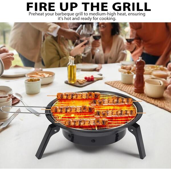 Charcoal Foldable Barbeque Grill | Anti-Rust, Anti-Deformation & Scratch Resistant (201041) Convenient Stove HXB-36