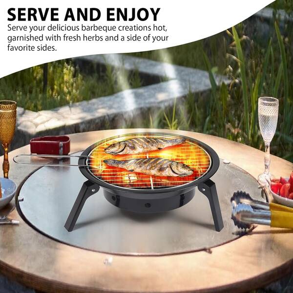 Charcoal Foldable Barbeque Grill | Anti-Rust, Anti-Deformation & Scratch Resistant (201041) Convenient Stove HXB-36