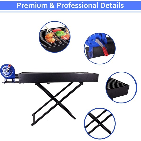 BBQ With BLOWER 222 (30x80cm) HXB-7