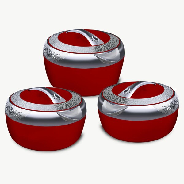 Happy Hisence Metallic RED 3Pcs Set HAPPY HOUSE