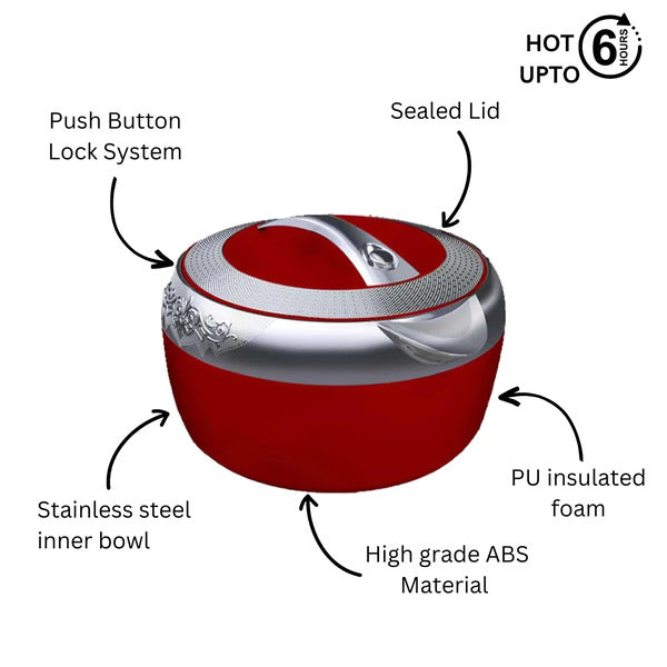 Happy Hisence Metallic RED 3Pcs Set HAPPY HOUSE