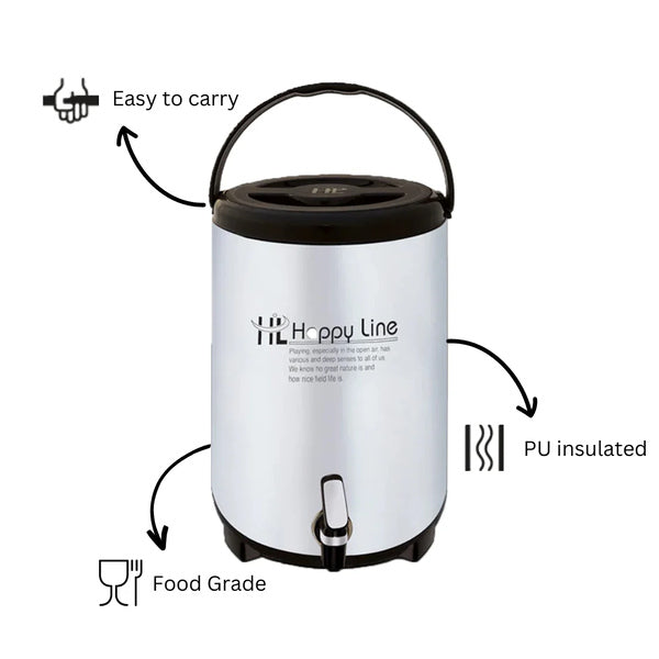 Happy Line Steel 8.5 Ltr Cooler HAPPY HOUSE