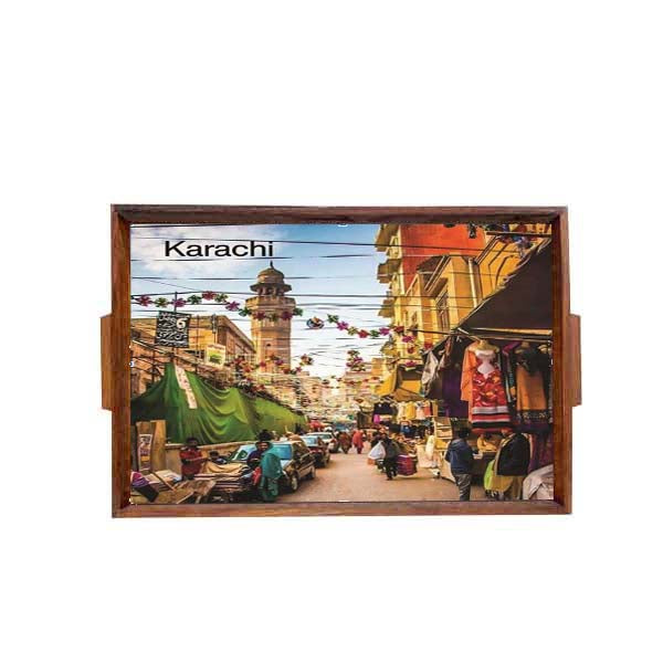 Wooden Rectangular Tray XL Serving