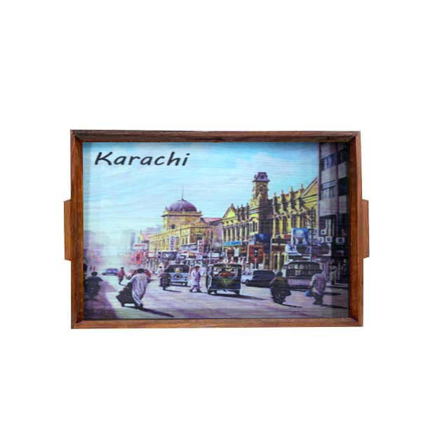Wooden Rectangular Tray XL Serving