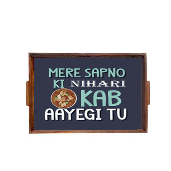 Wooden Rectangular Tray XL Serving