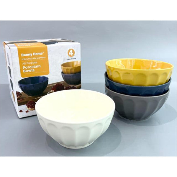 6" Dinner bowl 4pcs DANNY HOME SE-016