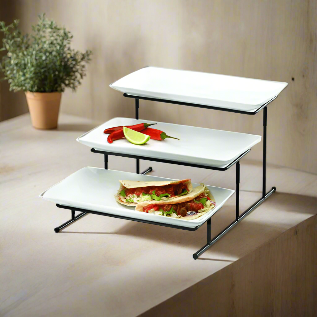 Trio Rect Plater Stand 
Symphony SY4447