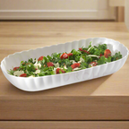 Groove High Sided Oval 
40x20x6cm SY7592