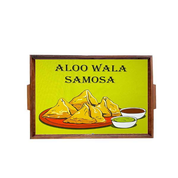 Wooden Rectangular Tray XL Serving