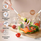 Borosilicate Glass Cookware for Gas Stove | Transparent Cooking Pot Pan